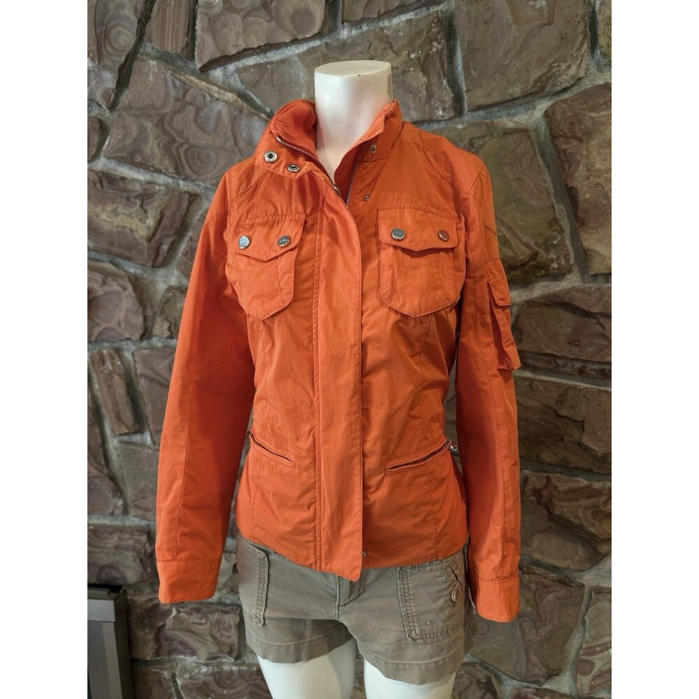 Lauren Ralph Lauren Women’s Orange Rain Jacket‎ P